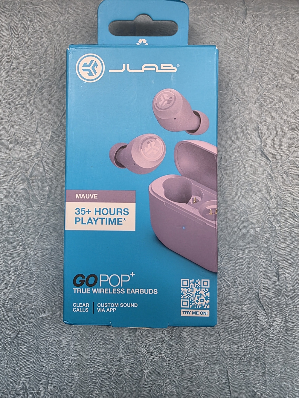 JLab GO POP+ True Wireless Earbuds - Mauve